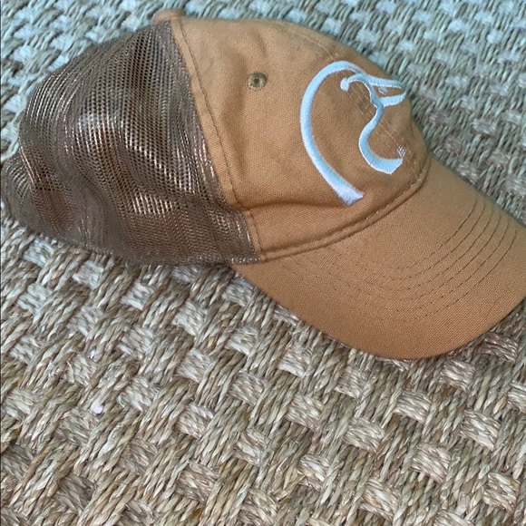 Ducks Unlimited Tan/Brown Duck Logo Cap - Picture 3 of 10